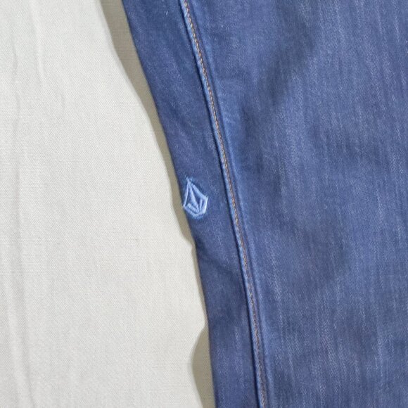 Volcom Vorta jeans men's size 30 Atlantic blue colour Slim Straight - Picture 9 of 13